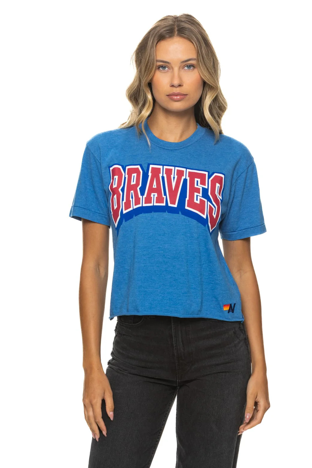 ATLANTA BRAVES 2026 BOYFRIEND TEE - COBALT | Aviator Nation