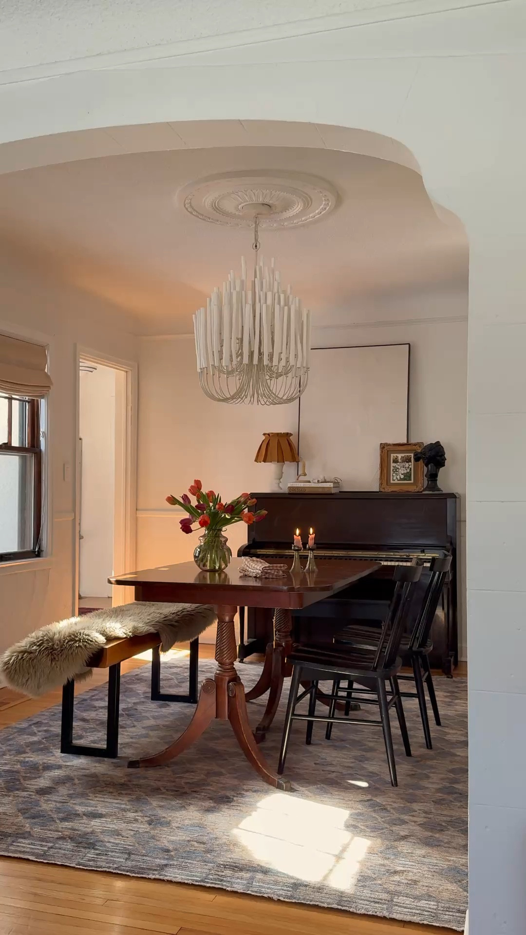 I don’t know about you, but I need a shot of color around the house this time of year! The Culver Rug from @joonloloi ‘s collaboration with @lonefoxhome is inspired by vintage European ceramic tiles and brings lovely personality (and spill-camouflaging capabilities!) to the dining room.
When it comes to color, I love blue because it feels classic to me, like a favorite pair of blue jeans that goes with everything. 🙌 #gifted
 

#LTKHome