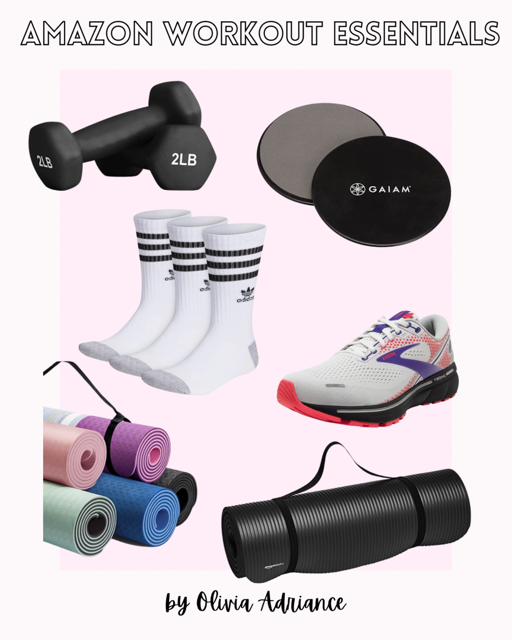 My at home workout essentials from Amazon!💪🏻

#LTKfit