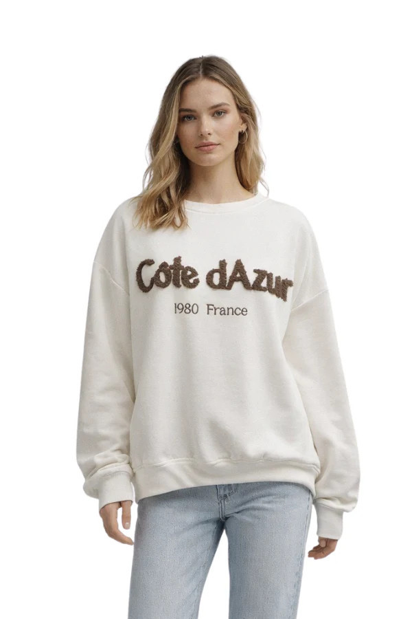 The Cote D'Azur Italian Sweatshirt | Pookie and Sebastian