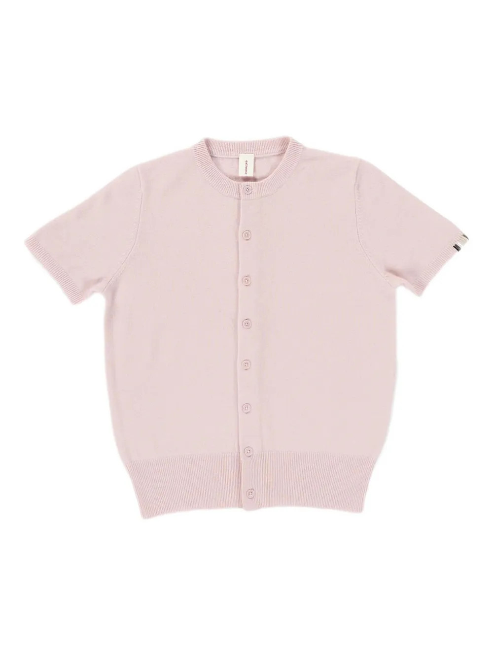 Extreme Cashmere Nº 399 short-sleeve button-up Cardigan | Pink | FARFETCH SI | Farfetch Global