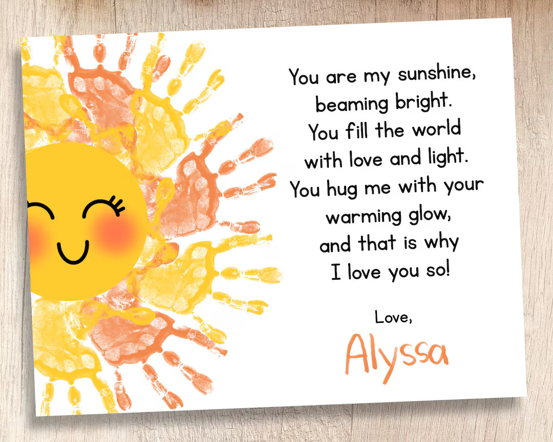 Mother's Day Printable | You Are My Sunshine | Teacher & Parent Resources | Crafts for Pre-K and ... | Etsy (US)