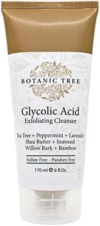 Botanic Tree Glycolic Acid Face Wash-Facial Exfoliating Cleanser w/ 10% Glycolic Acid-Acne Facial... | Amazon (US)