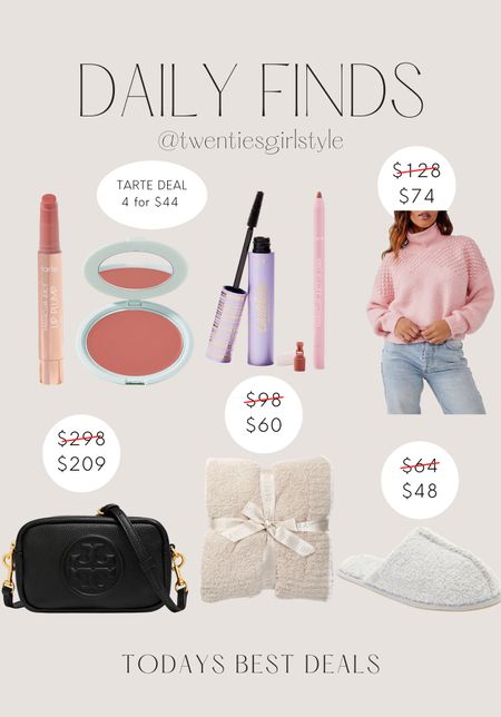 Daily Finds- Tarte cosmetics, free people, Tory, Burch, barefoot dreams, and more on sale 🙌🏻🙌🏻 

#LTKHoliday #LTKhome #LTKbeauty