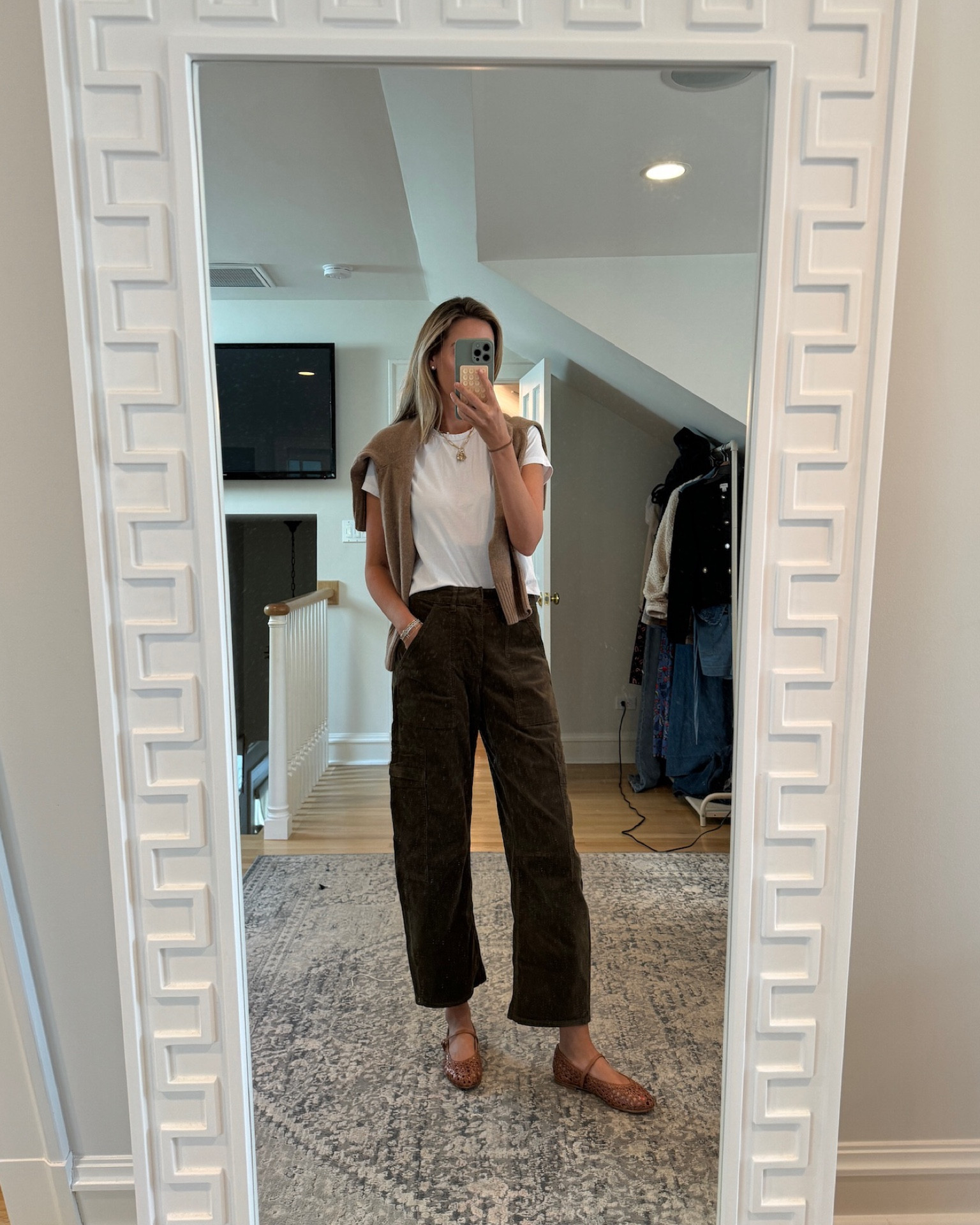 Easy casual fall outfit idea when the temperatures are still mild

Corduroy pant - Mary Jane flat - fall outfit - fall - fall style

#LTKShoeCrush #LTKStyleTip #LTKSeasonal