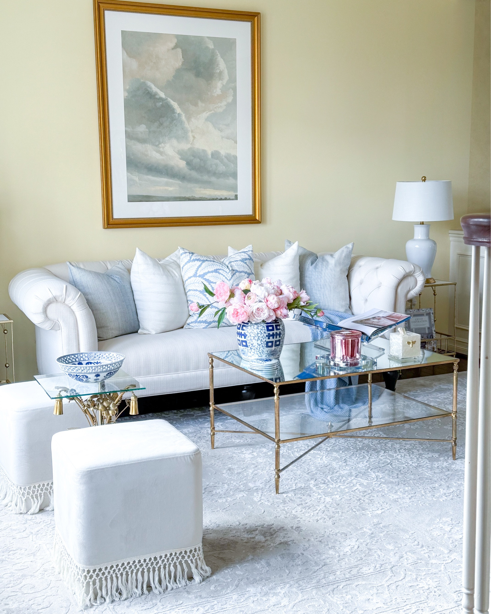 Shop my Alice Lane Home favorites! Use my code LAURA20 for 20% off! 

Lucite gallery book display, blue and white decor, chinoiserie, ginger jar, temple jar, pink flowers, faux peonies, pink candle, Voluspa, white candle, spring styling, spring decor, flower arrangement, faux flowers, match strike box, coffee table book, decorative bowl, fringe ottoman, target finds, throw pillows, pillow covers, white and gold lamp, gold coffee table, crystal candle dish, cloud art

#LTKHome #LTKFindsUnder100 #LTKSeasonal