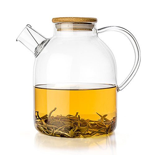 Tealyra - Glass Stove-top Kettle 60-ounce - Teapot - Heat Resistant Borosilicate - Pitcher - Cara... | Amazon (US)