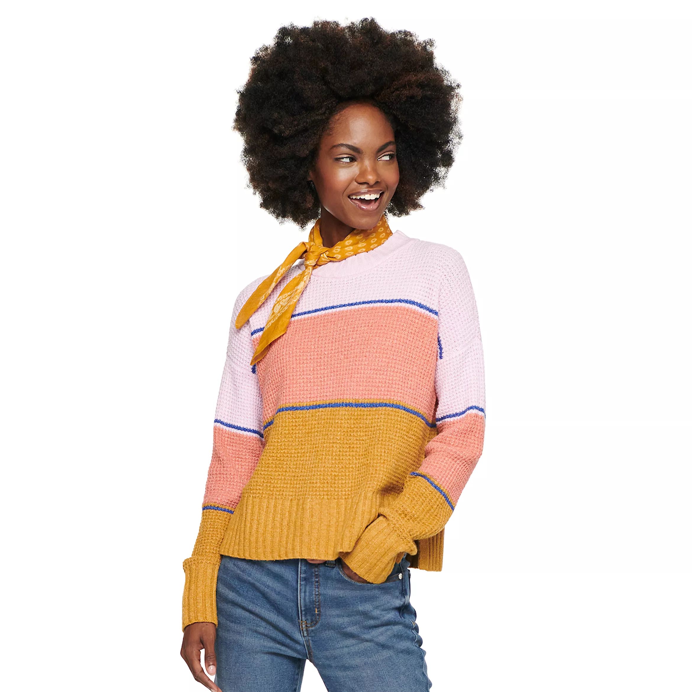 Juniors' SO® Mockneck Boxy Sweater | Kohl's