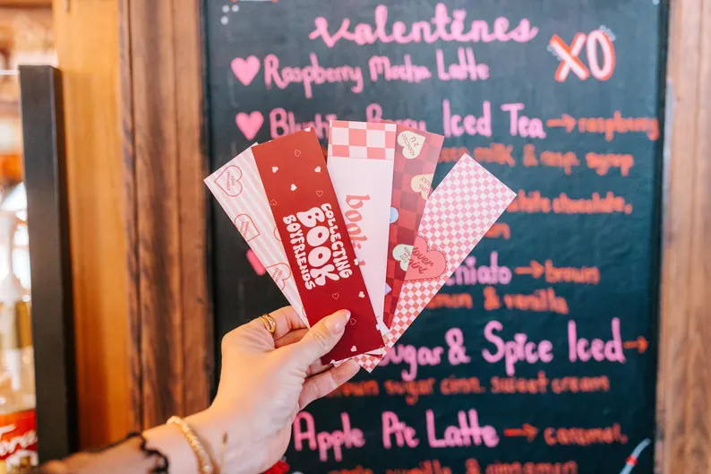 Pink Checkered Bookmark | Book Lover Reader Gift | Chapter 7 Book Club - Etsy | Etsy (US)