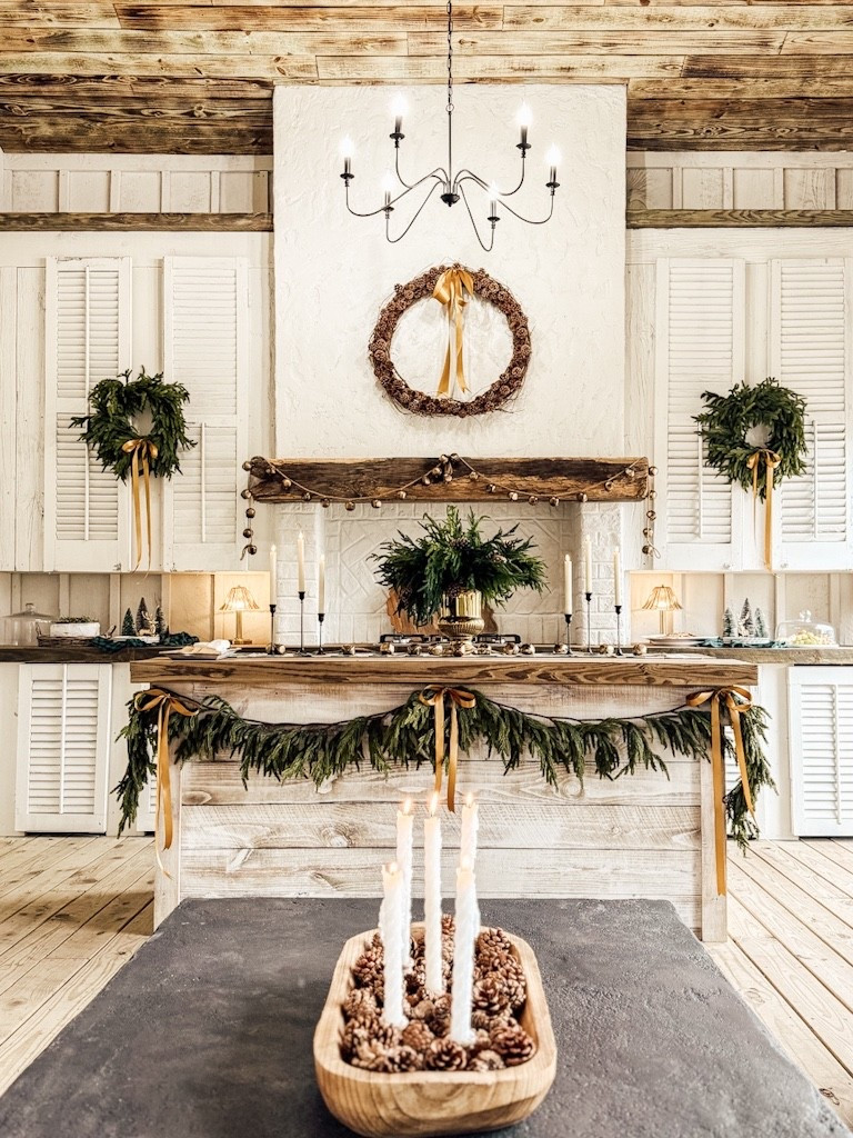 Create a Vintage Farmhouse Inspired Holiday porch with these affordable decor finds! #vintagechristmas #christmasporch 

#LTKHoliday #LTKHome #LTKSeasonal