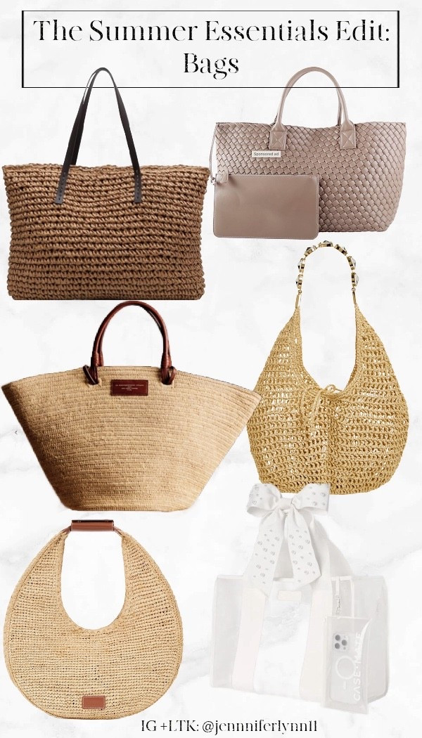 I usually try to keep my summer looks simple + polished so adding a bag is a great way to add some interest, texture or a pop of color

#LTKSummerEdit #LTKSeasonal #LTKItBag