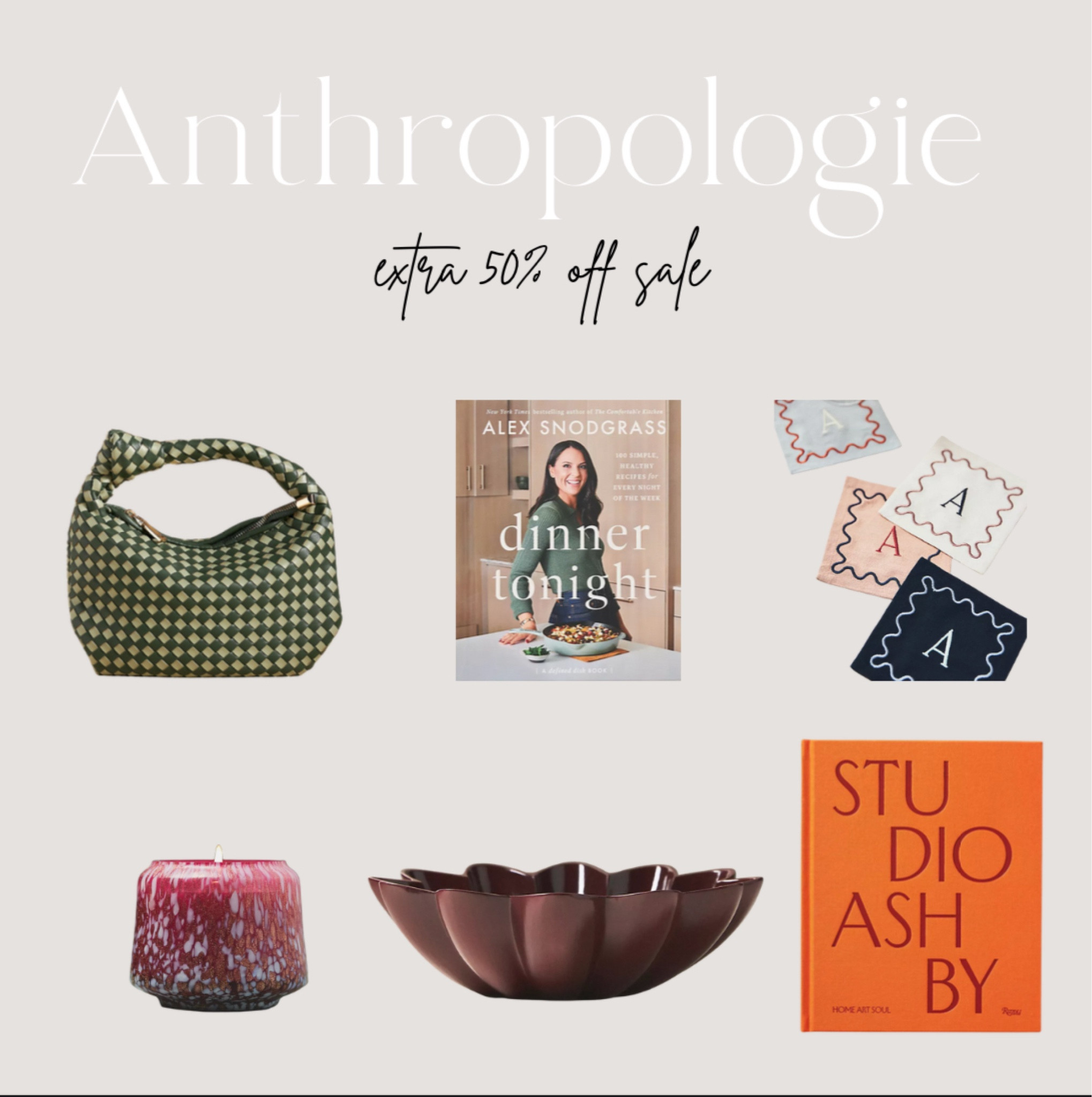 Great deals in Anthropologie sale section! Additional 50% off in your cart! 

#LTKFindsUnder100 #LTKHome #LTKSaleAlert