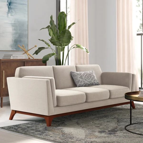 83.5" Wide Square Arm Sofa | Wayfair North America