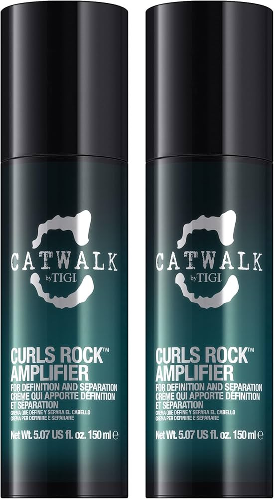 Catwalk Curls Rock Amplifier Shaping Cream by TIGI 2-Pack – Curl Cream for Defining Wavy, Curly... | Amazon (US)