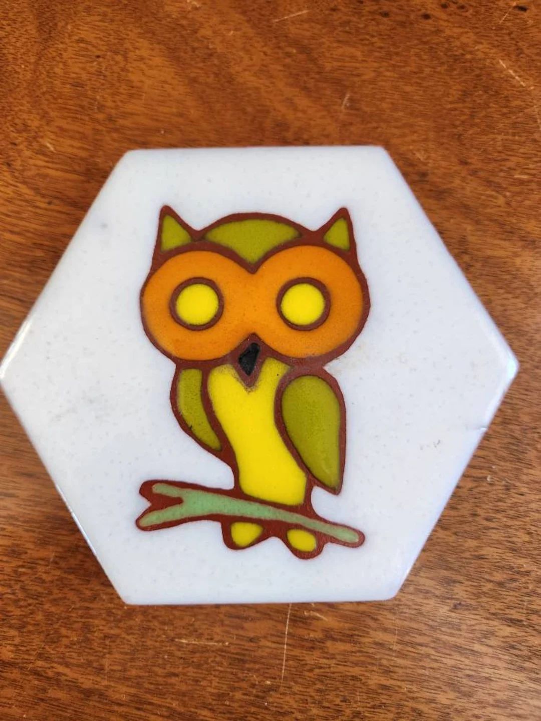 Vintage Owl Tile Trivet or Wall Hanging | Etsy (US)