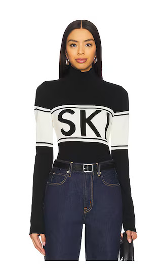 Janna Ski Sweater in Black & White | Revolve Clothing (Global)