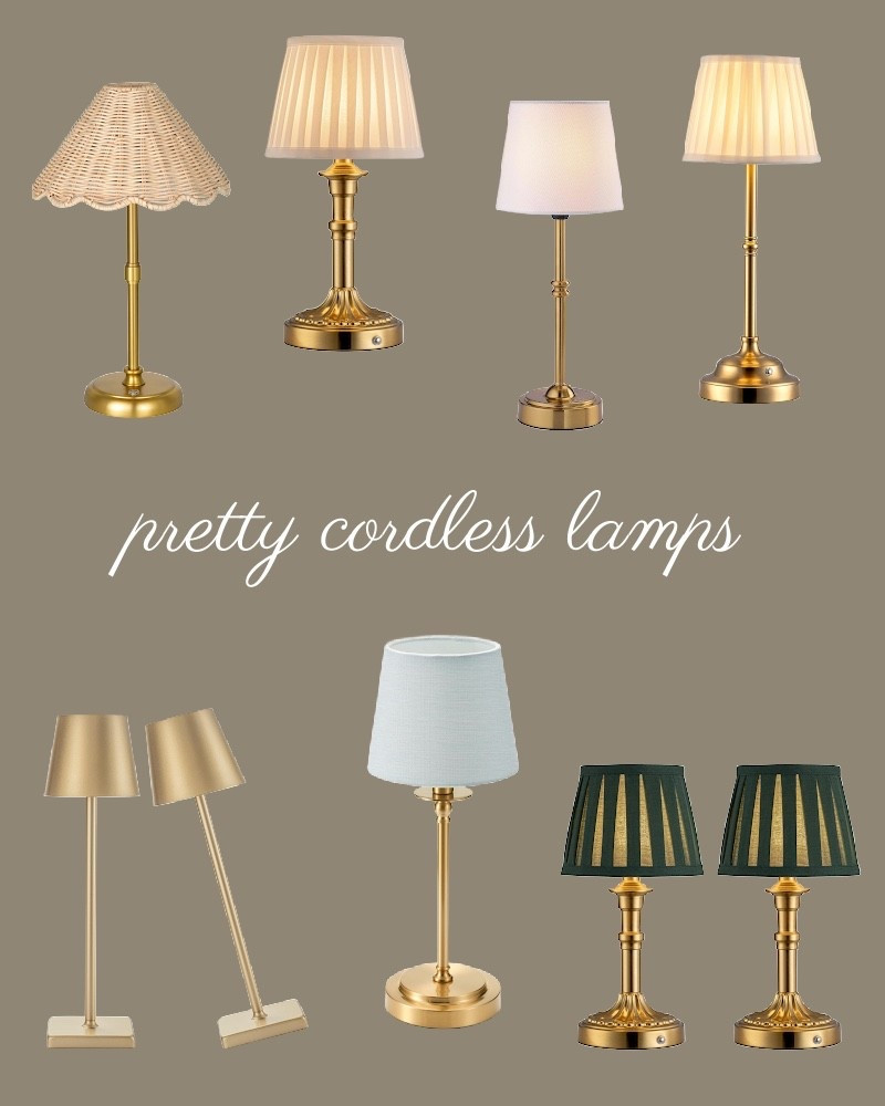 This is the easiest way to add a warm glow to any space. These have quickly become my favorite source of light. Love a good cordless lamp! 