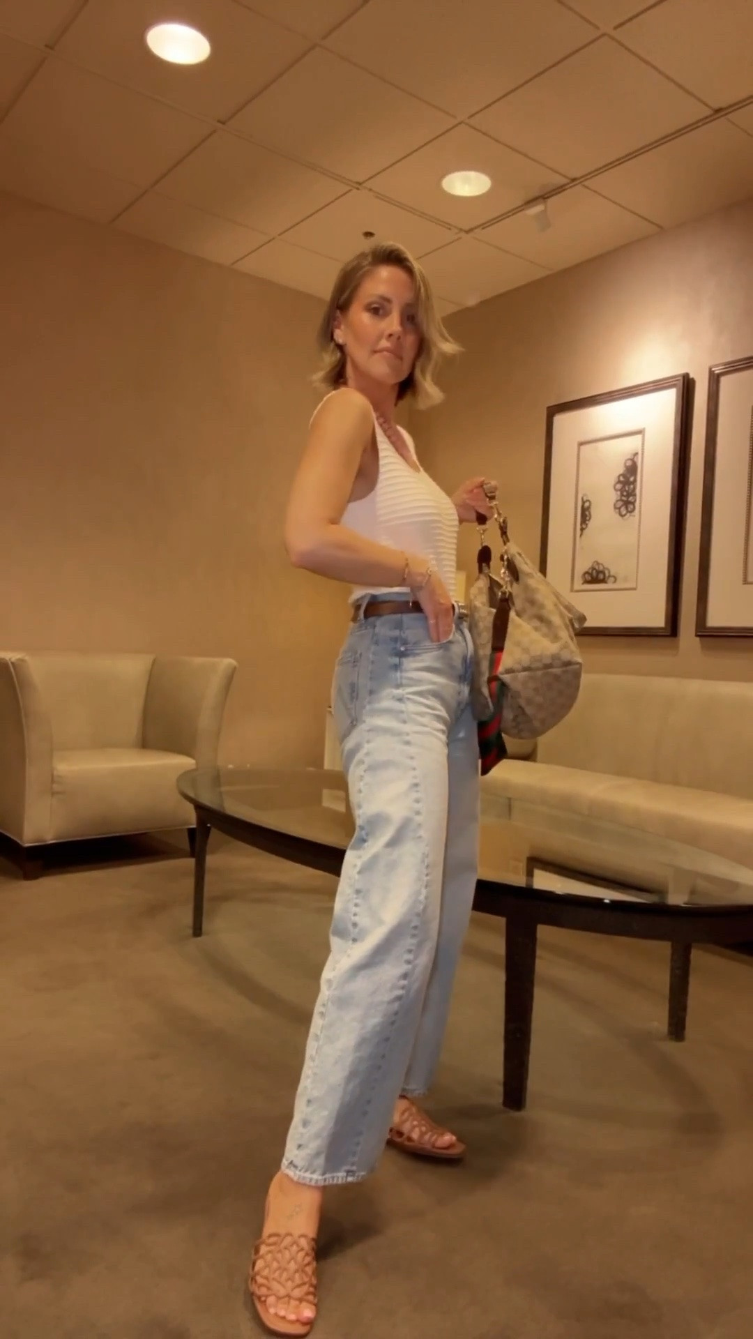 Small Amazon tank / 24 jeans (I sized down one) / sandals are true to size

summer outfits, casual outfits, denim, amazon fashion, basics, Amanda west, almost_readyblog

#LTKootd #LTKOver40 #LTKPetite