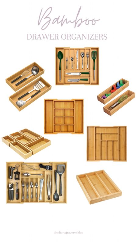 Get your kitchen organized with these bamboo drawer organizers!

#LTKstyletip #LTKhome #LTKfindsunder100