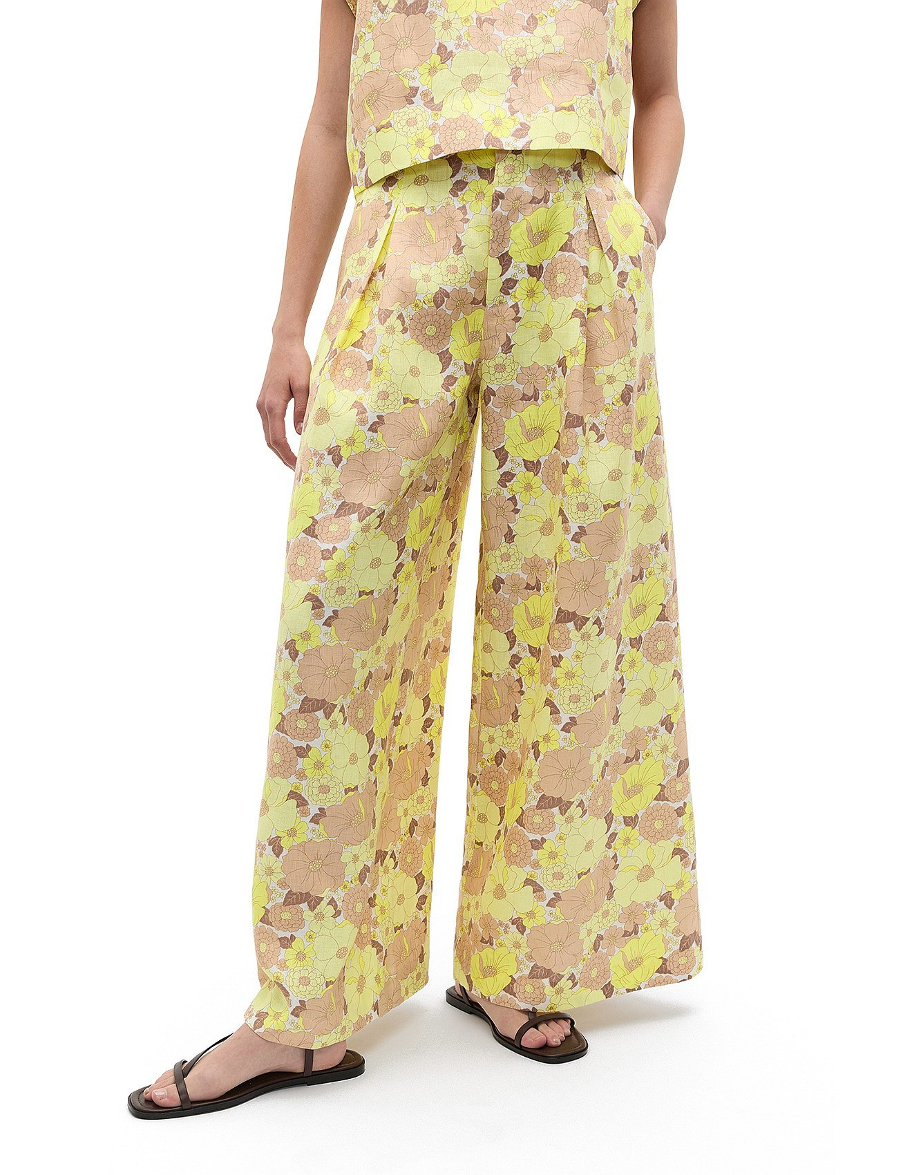 LINEN VINTAGE FLORAL PANT | David Jones (Australia & New Zealand)