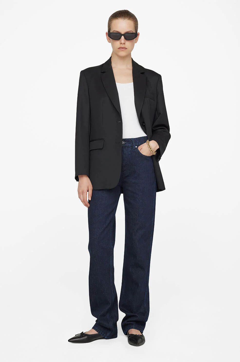 ANINE BING Bennet Jean in Midnight Blue | Anine Bing