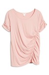Caslon® Ruched Knit T-Shirt | Nordstrom