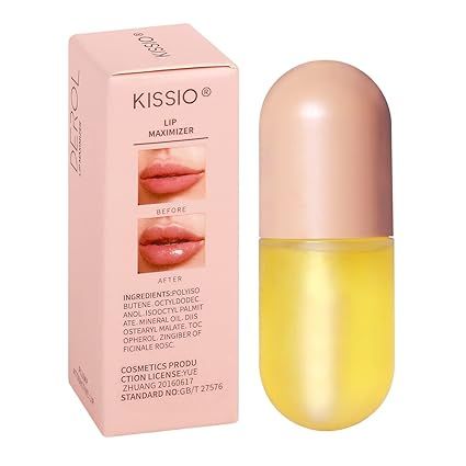 Amazon.com: KISSIO Lip Plumper,Natural Lip Plumper Contains vitamin E,KISSIO lip plumper for day ... | Amazon (US)
