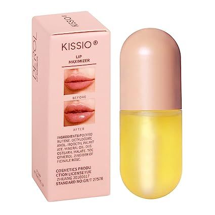 Amazon.com: KISSIO Lip Plumper,Natural Lip Plumper Contains vitamin E,KISSIO lip plumper for day ... | Amazon (US)