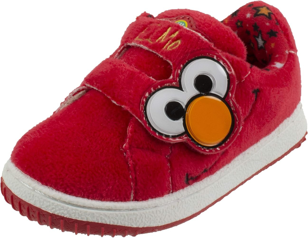 Sesame Street Boys Denim Sneaker, Elmo Casual with Elastic Laces and Adjustable Strap | Amazon (US)
