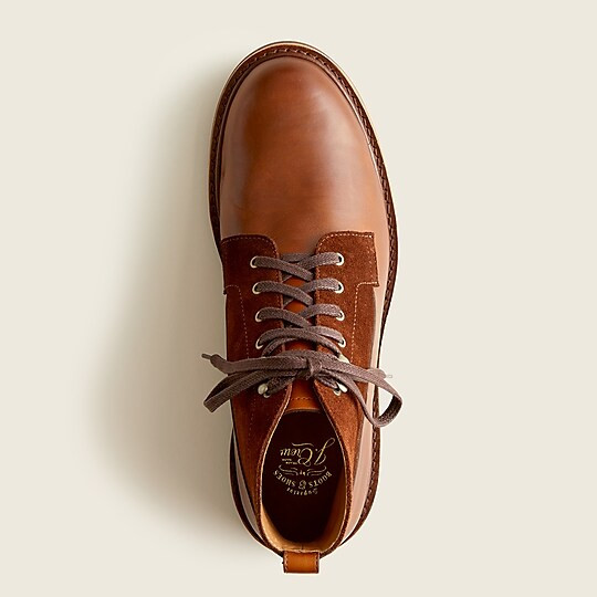 Kenton plain-toe boots in leather and English suede | J. Crew US
