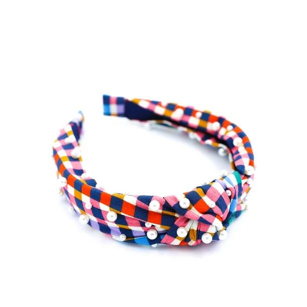 Packd Party "Mad for Plaid" Knot Plaid Headband - Walmart.com | Walmart (US)