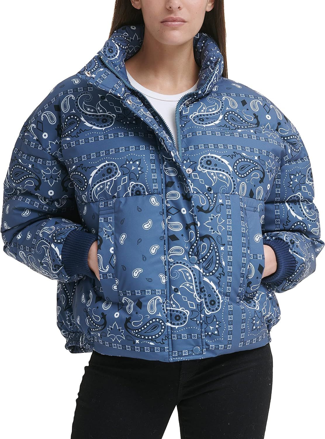 Levi's Women's Cinch Waist Puffer Jacket | Amazon (US)