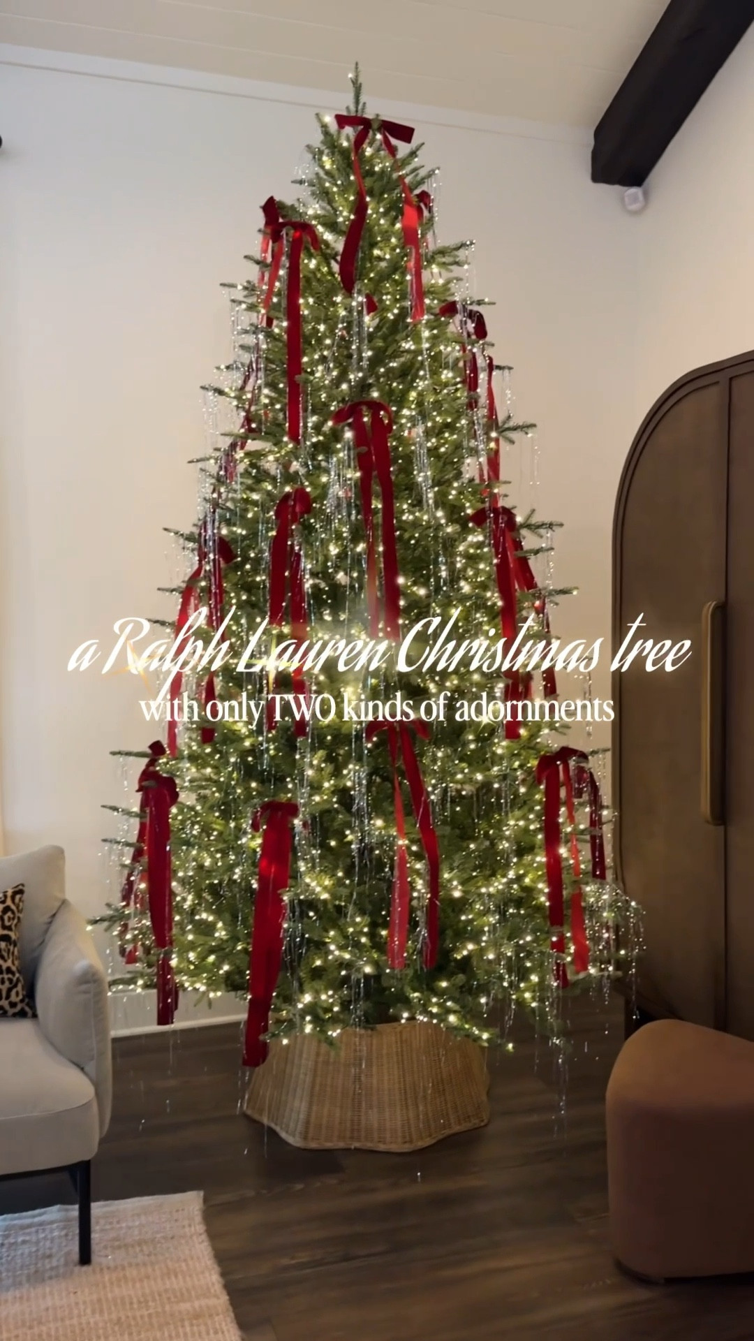 A Ralph Lauren inspired Christmas tree with only TWO super affordable adornments Ralph Lauren traditional Christmas tree decor 

#LTKHoliday #LTKSeasonal #LTKHome