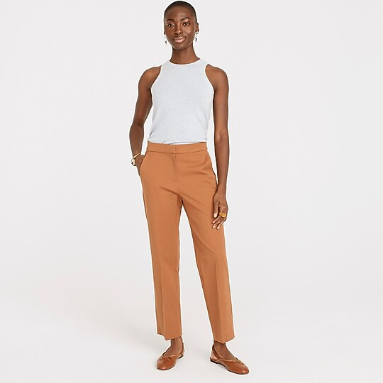 Kate straight-leg pant in bi-stretch cotton | J. Crew US