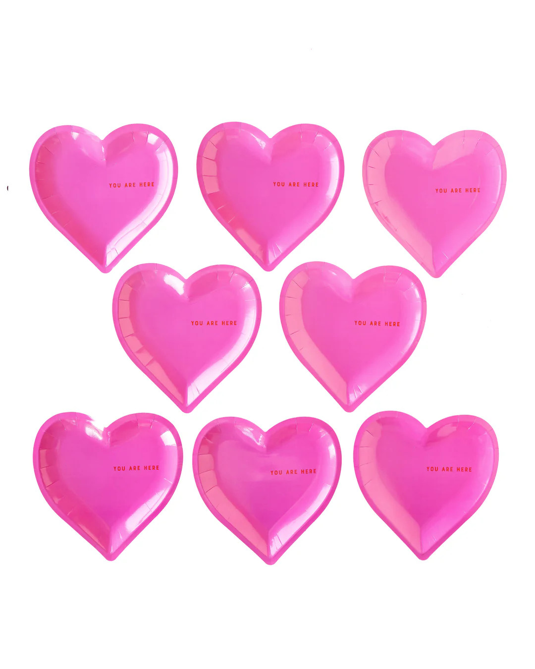 You are Here Shaped Paper Plate | My Mind's Eye