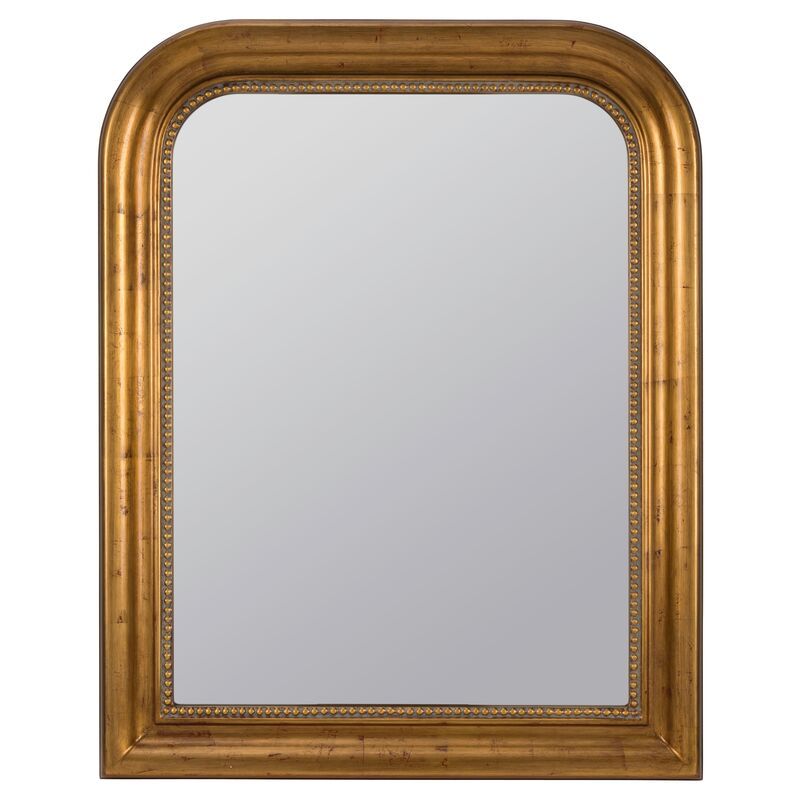 Mason Wall Mirror, Antiqued Gold | One Kings Lane