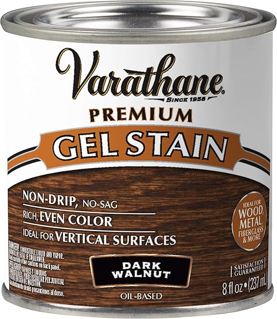 Varathane 349560 Premium Gel Stain, Half Pint, Dark Walnut | Amazon (US)