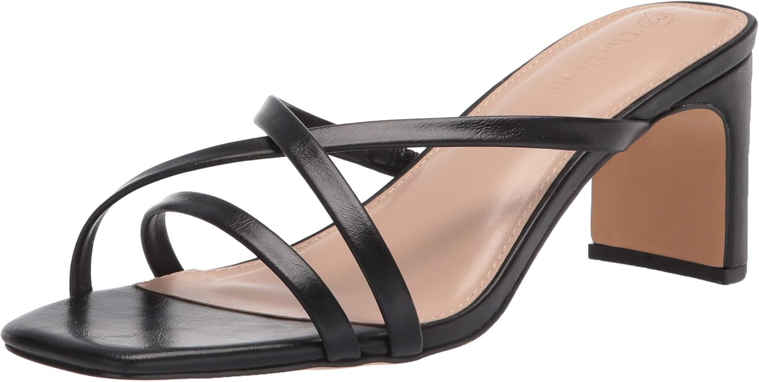 The Drop Women's Amelie Strappy Square Toe Heeled Sandal | Amazon (US)