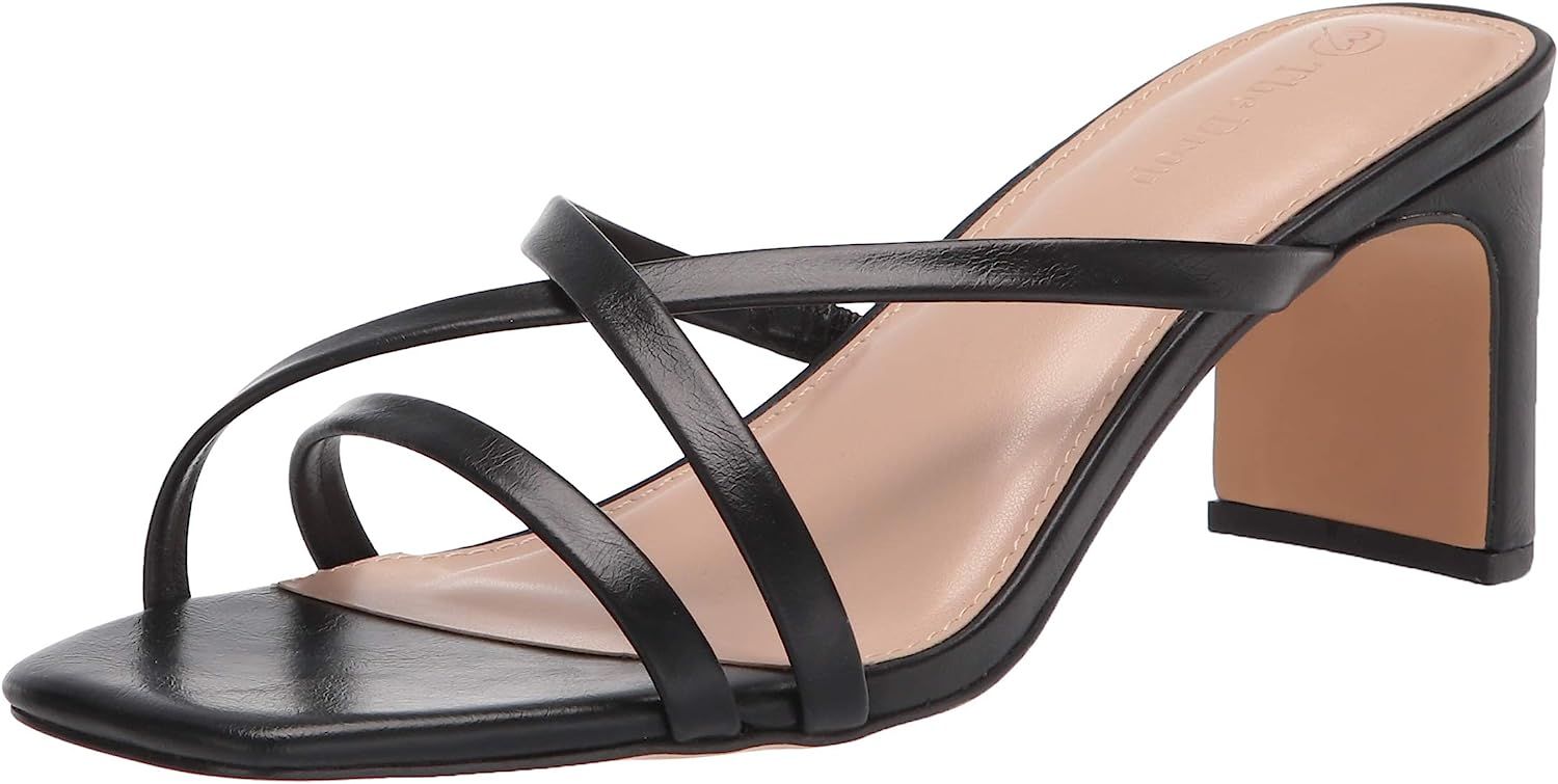 The Drop Women's Amelie Strappy Square Toe Heeled Sandal | Amazon (US)