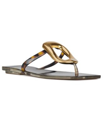 Womens Linques-J Embellished Jelly Flat Sandals | Macy's