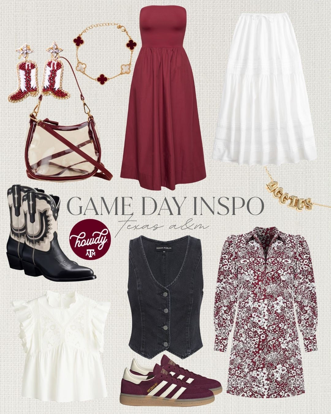 Obsessed with these game day finds! 

Loverly Grey, Texas A&M game day outfit ideas, Texas A&M outfit inspo 

#LTKautumn #LTKSeasonal #LTKStyleTip