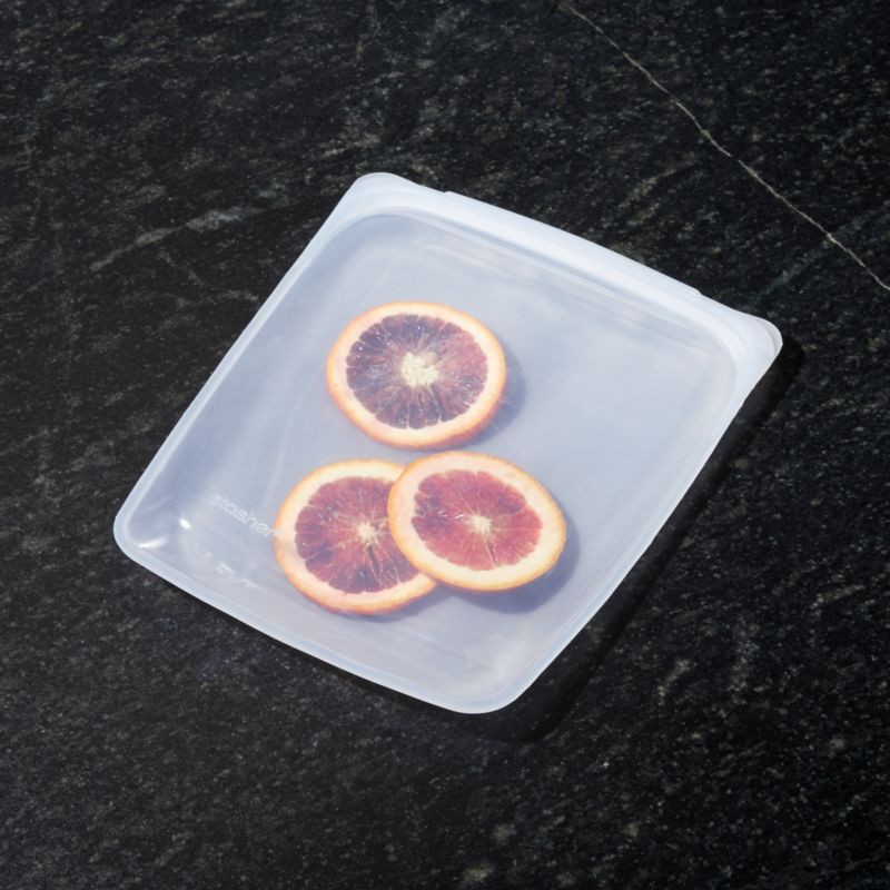 Stasher Reusable Silicone Half-Gallon Bag + Reviews | Crate and Barrel | Crate & Barrel