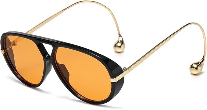 Long Keeper Retro üBergroßE Pilot Sonnenbrille FüR Damen Herren Mode Piloten Sonnenbrille Vint... | Amazon (DE)