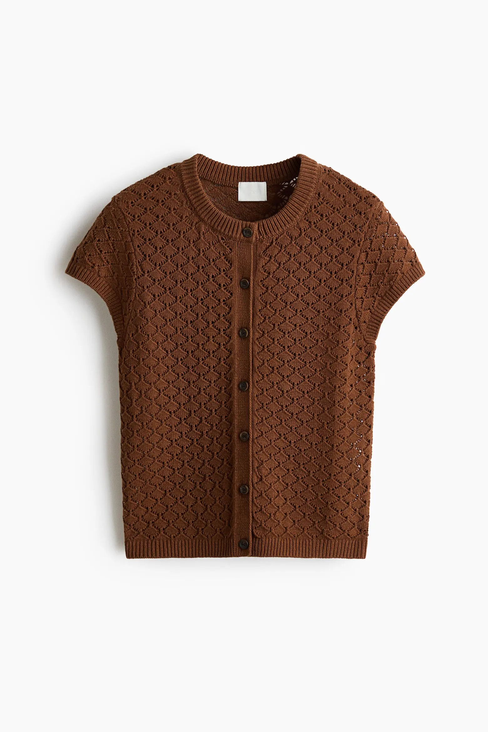 Cap-sleeved Pointelle-knit Cardigan (Women) | Nordstrom | Nordstrom
