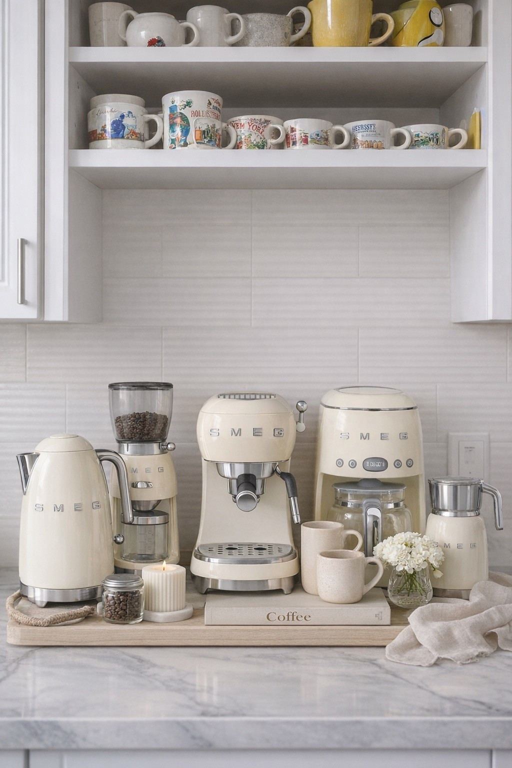 POV: your kitchen just turned into a little European café ☕🤍

I’m completely obsessed with these cream SMEG pieces — they’re not just appliances, they’re part of the decor. The soft neutral tone, the vintage design, and the quality… everything feels elevated and intentional.

This little coffee corner is now my favorite spot in the house — slow mornings, cozy vibes, and the prettiest setup ever ✨

If you love aesthetic + functional pieces, SMEG is THAT girl.

#LTKmorningroutine #LTKstorytime #LTKHome