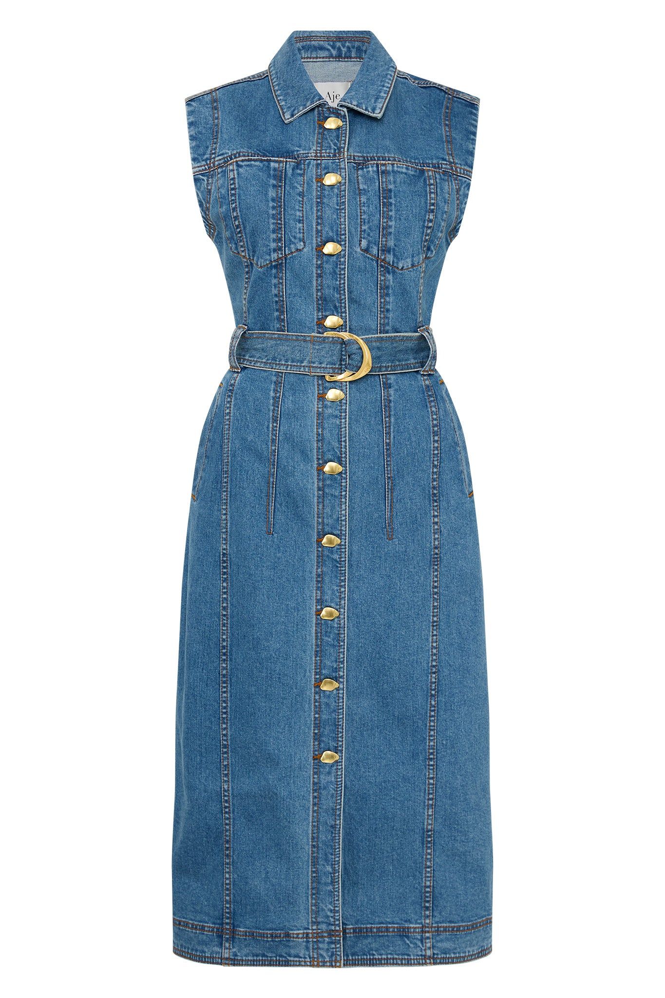 Darcie Denim Midi Dress | Aje.(Global)