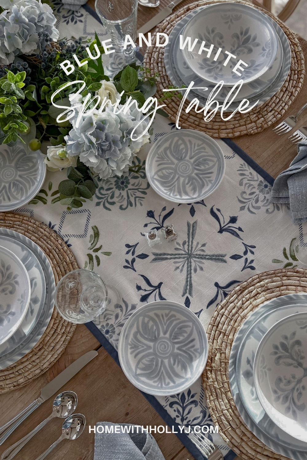 If you love a classic look—this one’s for you 🤍 Blue + white = forever chic. Shop the full table now!
#timelessdecor #springstyle #ltkhome #tablesetting #homeideas #decorinspo #homewithhollyj #shophollyjhome 

 #LTKfoodie #LTKSeasonal #LTKHome