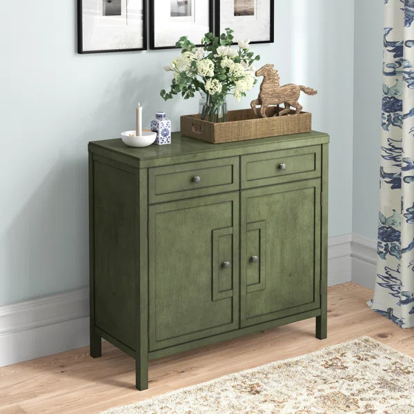 Leighty 30'' Tall 2 - Door Accent Cabinet | Wayfair North America
