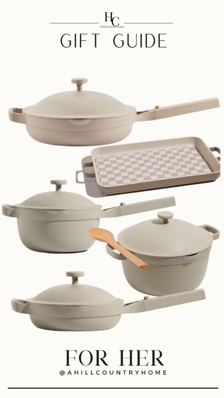 Beautiful pots and pans from Our Place! 

Follow me @ahillcountryhome for daily shopping trips a a styling tips 

Neutral pots and pans, checkered cooking tray, gift guide for her  

#LTKHoliday #LTKGiftGuide #LTKhome