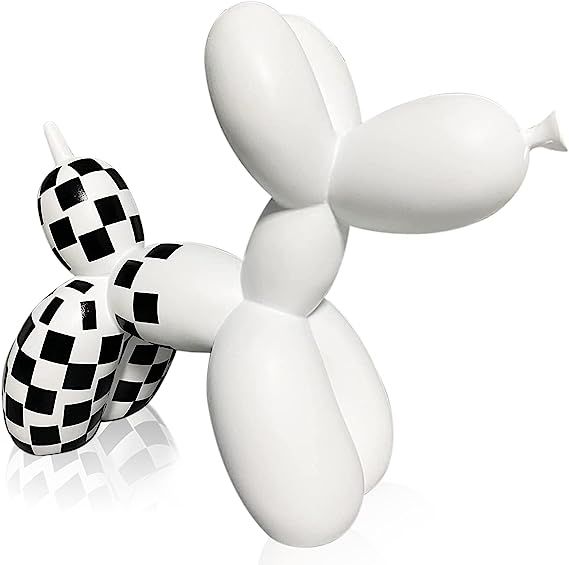 Balloon Dog Decoration Statues, Animal Art Home Dog Sculpture Living Room Home Decor Toy Dog Stat... | Amazon (US)